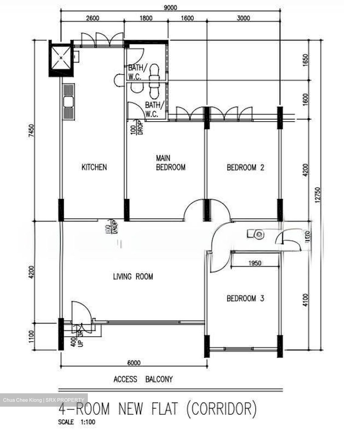 Blk 242 Gombak View (Bukit Batok), HDB 4 Rooms #614605611